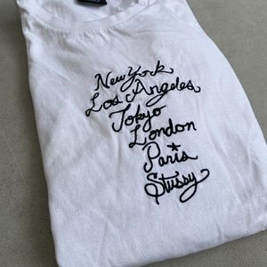 Stussy World Tour Embroidered Tee